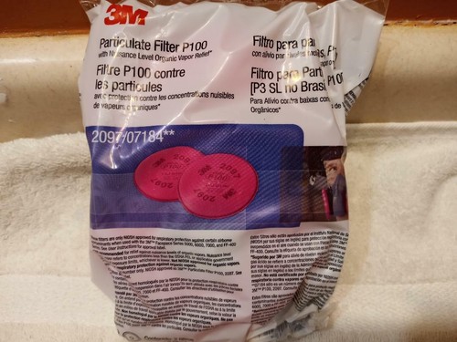 3M P100 Performance Filters 2097-2 Pair=4 Filters Per Order. Bonus Offer buy!! - Picture 2 of 2