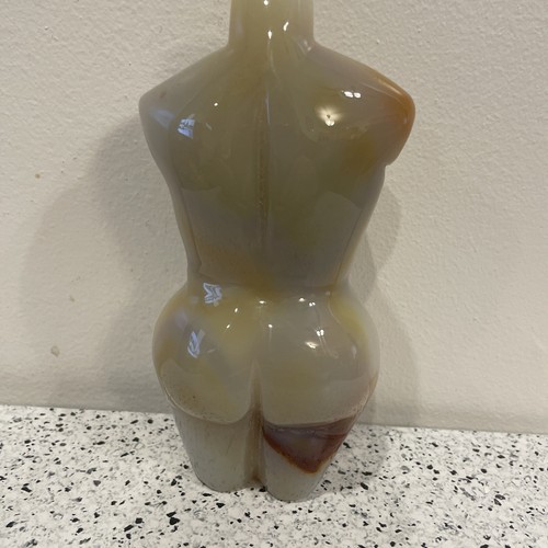 Jade Kristall Edelstein mittel Handwerk handgeschnitzt Frau Figur - Bild 4 von 15