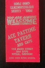 1950s Ace Pastime Tavern Cafe Cards Chris Goetz Ray Winterroth Billiard Nyssa OR