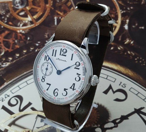 Vintage Watch USSR Marriage 3602 Soviet Mens Wristwatch mechanism MOLNIJA ChK-6 - Picture 5 of 12