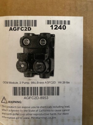 ENERTECH AGFC2D-8953 Geo-Flo Module, 2 Pump, 99U, Brass