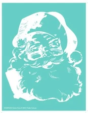 NEW “SANTA CLAUS” Chalk Couture Chalk Transfer Size B Christmas