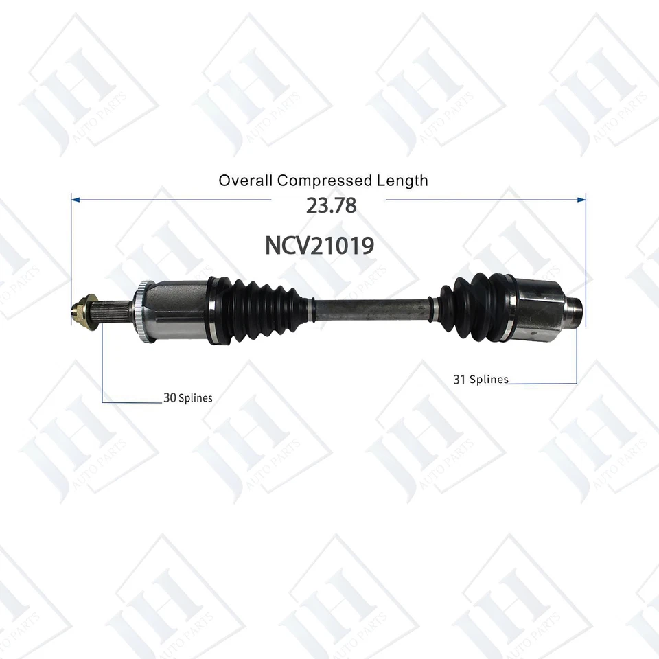 OE Rear Right Passenger CV Axle Shaft For 1991-05 Acura NSX V6 3.0L 3.2L Manual - Image 2 of 4