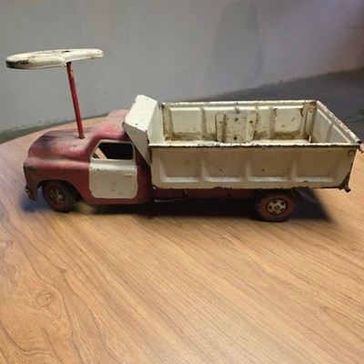 VTG Structo Metal Ride Er Dump Truck Ride On Toy Truck 1950s 1960s Pressed Steel