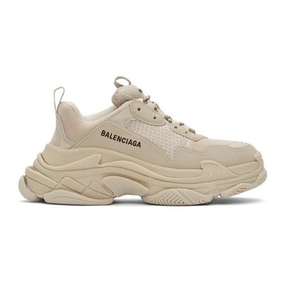 Size 7 - Balenciaga Triple S Sneaker Light Beige Faded W for sale