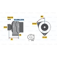 Bosch Generator Lichtmaschine 180A 14V FüR Mercedes-Benz E-Klasse T-Model