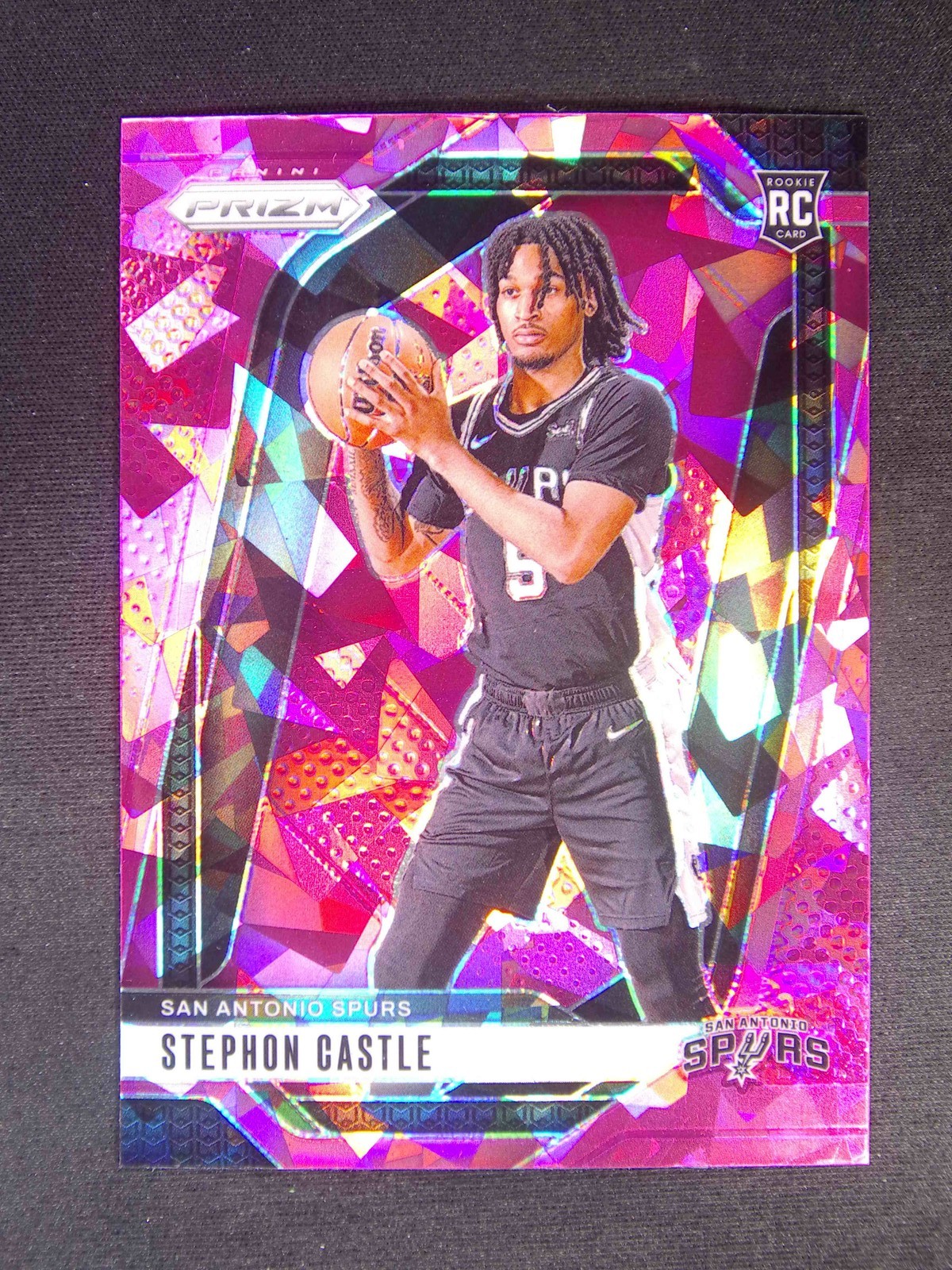 2024-25 Panini Prizm Stephon Castle #234 RC Rookie Pink Ice