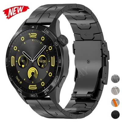 22mm Titan Metall Armband for HUAWEI WATCH 4 GT4 Pro GT 2 3 GT2 GT3 Pro 46mm DE