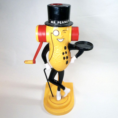 Vintage Mr. Peanut Planters Hand Crank Peanut Butter Maker SPOTLESS / NEAR MINT