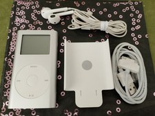 Apple iPod Mini 4GB Silver 1st Gen Model No. A1051 Original W/clip ETC. Mint