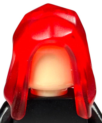 OFFICIAL Unreleased Prototype LEGO Star Wars Jedi LOTR Minifig Trans Red Hood