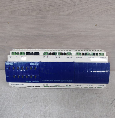 CLIPSAL C-BUS2 L5512RVF 12 CHANNEL VOLTAGE FREE RELAY MFG-2015