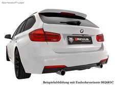 Remus Auspuffanlage mit Klappe BMW 3er 340i F30/F31 Limo&Touring 2x84mm Black