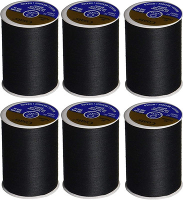 Dual Duty All Purpose Thread 400 Yards Black 230-2 (6-Pack)
