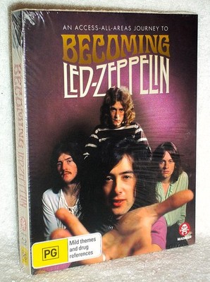 Becoming Led Zeppelin (Blu-ray 2025) Robert Plant Jimmy Page rock