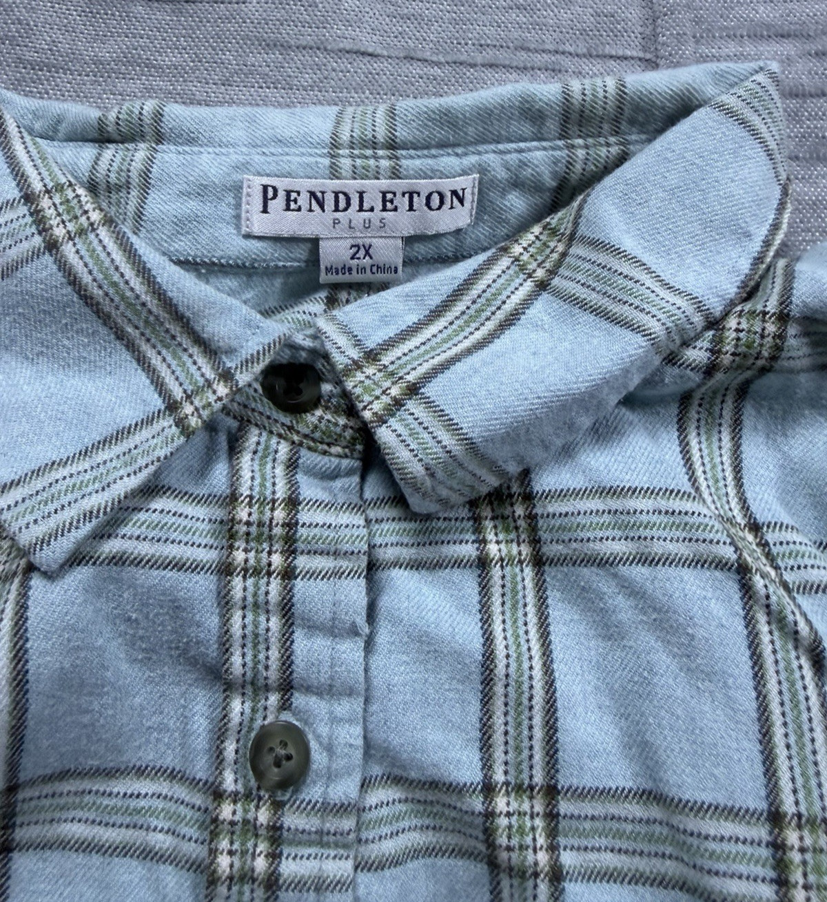 Pendleton Plus Flannel Button Up Shirt Women's 2X… - image 2