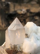 Beautiful And Natural  DiamondQuartz Pendant
