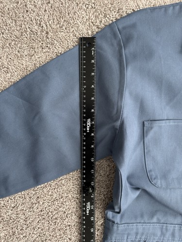 Red Kap Twill Coverall Action Back Chest Pockets Zip 46 REG 65%/35% Poly/Cotton - Picture 10 of 18