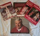 signed~SILVER KNIGHT/Hammel~4 indiana basketball media guide~90s-2000s