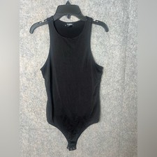 Express Black Sleeveless Bodysuit