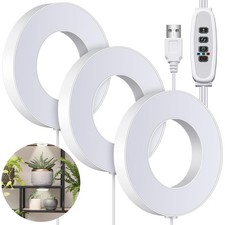 3 Pcs Ceiling Grow Light Self Adhesive Grow Lights for Indoor Plants 144 LED ...