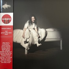 Billie Eilish When We All Fall Asleep, Where Do We Go Glow in the Dark Vinyl LP