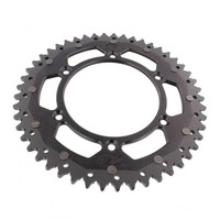 Kettenrad Alu Schwarz 49-ZäHne 520-Teilung FüR KTM EXC 450 Racing Bj. 2003-2008