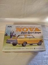 MOEBIUS 1/25 scale 1964 '64 CHEVY II NOVA SS SUPER SPORT model kit complete