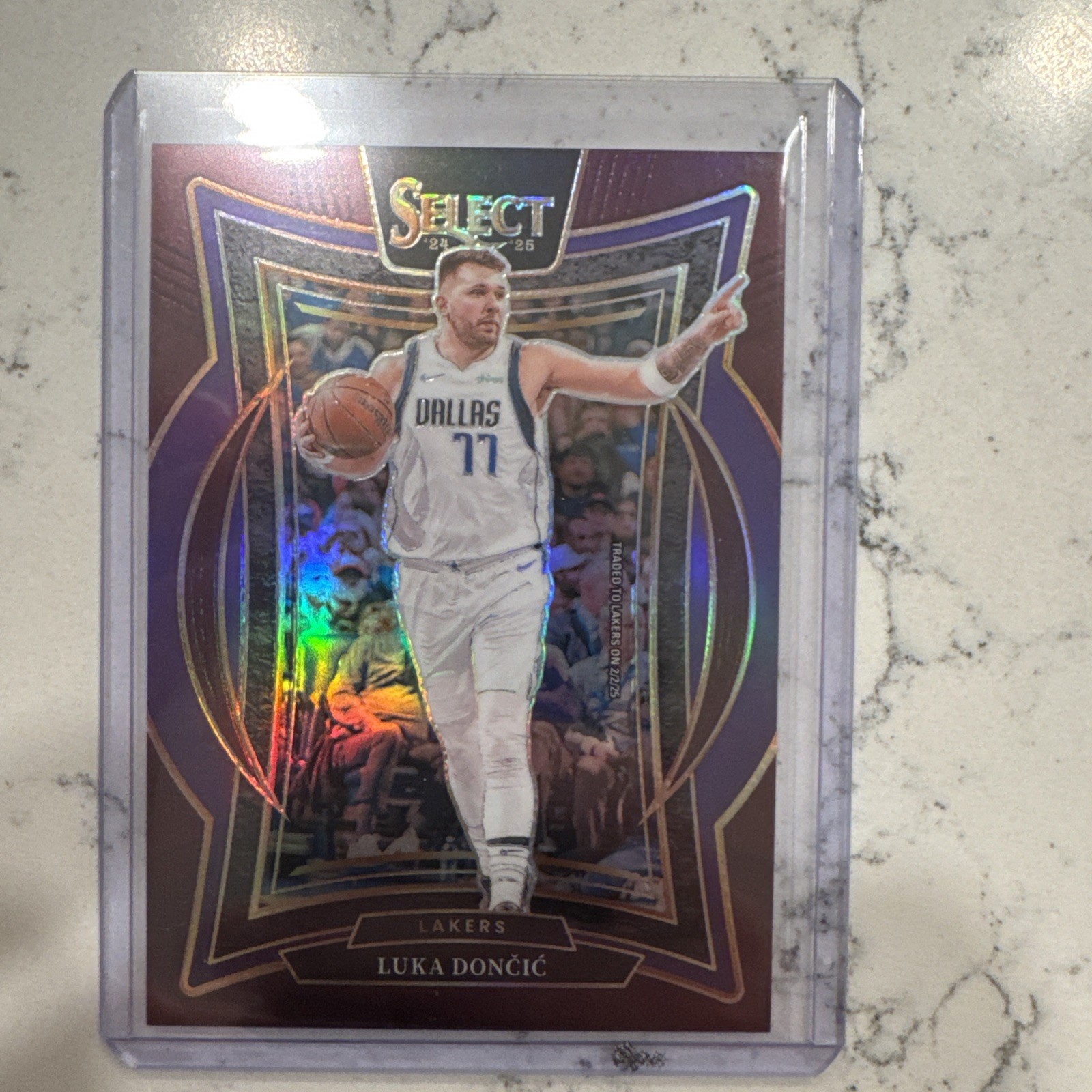 2024-25 Select - Luka Doncic Concourse #56 Maroon Prizm /175
