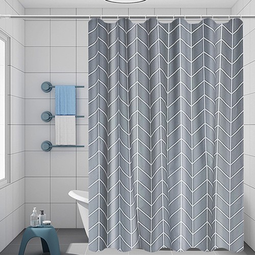 180*180cm PVEA Shower Curtain Farmhouse Waterproof Shower Curtain with Hooks - Picture 14 of 26