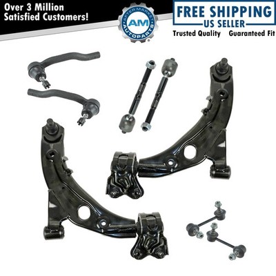 8 Piece Kit Control Arm Ball Joint Tie Rod Sway Bar Link LH RH for 07-12 CX-7