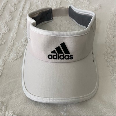 ADIDAS AEROREADY Women's Visor White  Sz OS Running Golfing Athletic Athleisure
