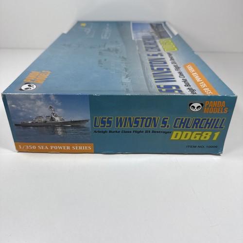 Panda 1:350 Scale U.S.S Winston S Churchill DDG81 Rare 10006 Sealed Bags Boxed - Picture 6 of 24