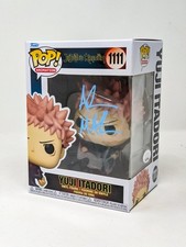 Adam McArthur Jujutsu Kaisen Yuji Itadori #1111  Signed Funko Pop JSA Autograph