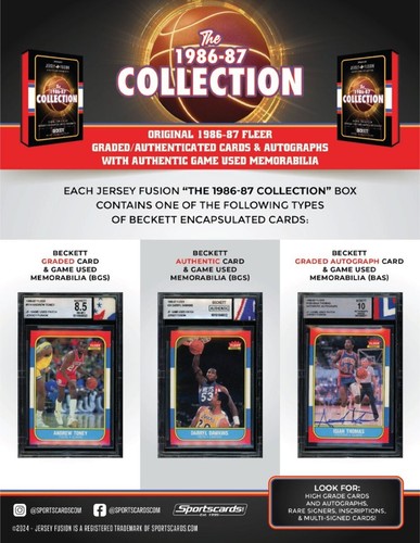 Jersey Fusion: The 1986-87 Collection FINALE Display - (5) Sealed Boxes - Picture 6 of 12
