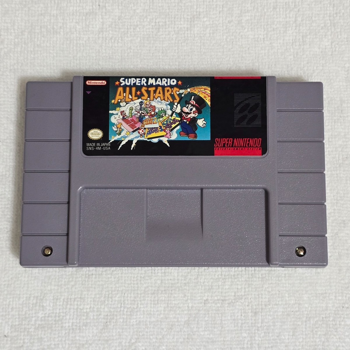 Mario Kart Nintendo Entertainment Super Mario World Snes Cartridge