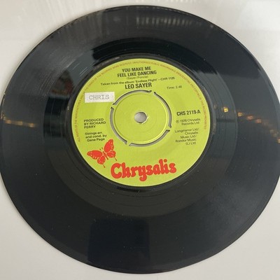 Leo Sayer: You Make Me Feel Like Dancing - 1976 - 7 inch vinyl VG+ FREEPOST UK