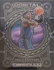 2022 Panini Obsidian Orbital#27 Paolo Banchero Yellow Electric Etch