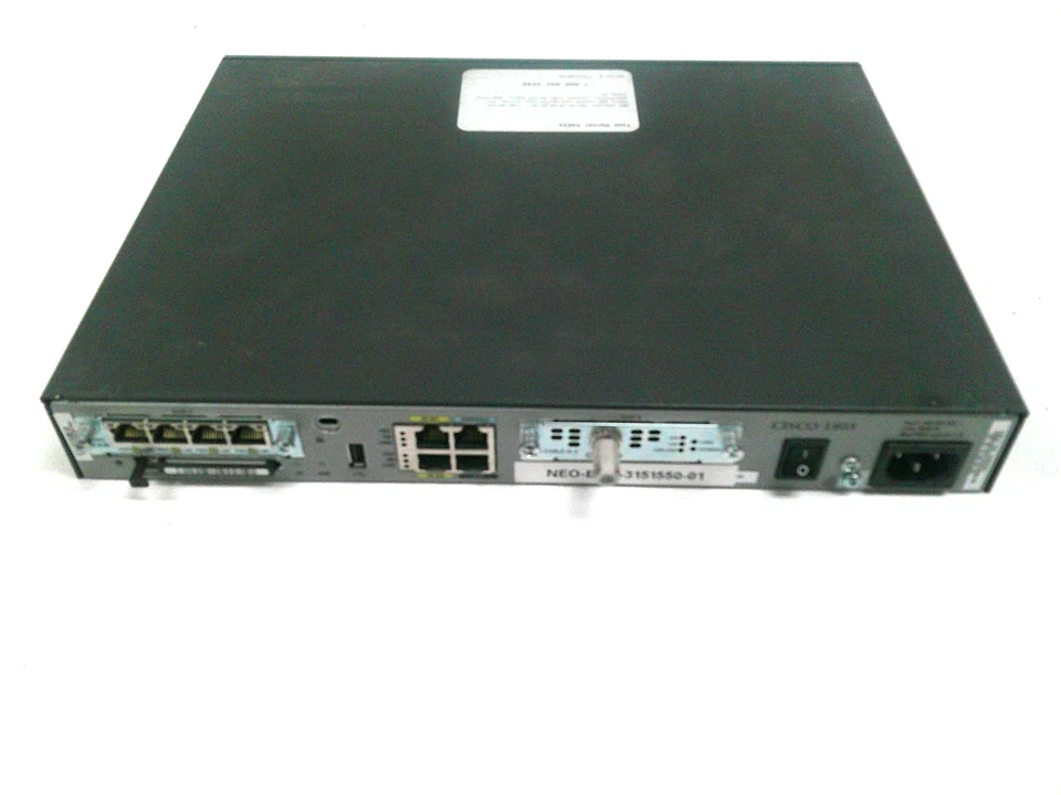 Cisco1805-D Cisco 1805-D Fixed Service Router HWIC-4ESW HWIC-CABLE-D-2 - Image 2 of 3
