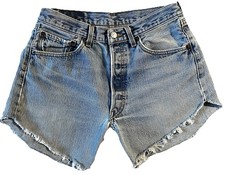 Levi's 501xx Cut Off Denim Jean Shorts Women s Size 32x30