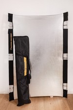 Sunbounce SUN-BOUNCER PRO Reflektor-Kit Bespannungen Silber / Weiss 130 x 190 cm