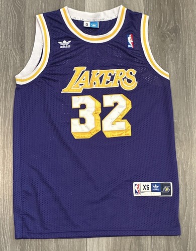 adidas NBA Los Angeles Lakers Magic Johnson #32 Jersey Purple Size XS