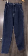 Bill Blass Vintage 1990s Dark Blue Denim Jeans