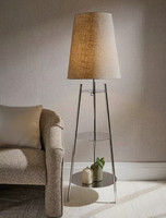 Metal Tapered Shelf Floor Lamp by The Very Collection - New RRP £160