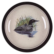 Folkcraft Loon Lake Chop Plate  5938266