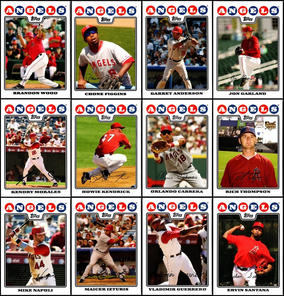 2008 Topps Los Angeles Angels (112) Card Lot - LIMITED EDITION – A TRUE STATE... - Image 3 of 4