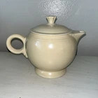 Vintage Fiesta *OLD IVORY* Large Teapot Round w Lid