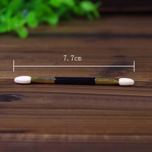 10pcs Double Ended Disposable Eye Shadow Sponge Applicators Make Up Brush - Picture 2 of 8