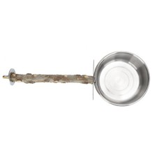 —Stainless Steel Parrots Feeding Cups Holder For Bird Cage