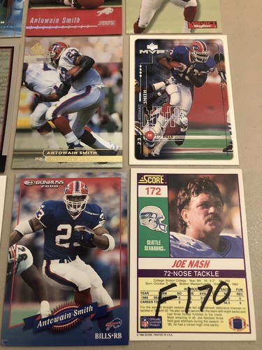Antowain Smith 🏈 Buffalo Bills Football Cards 🏈 15 Card Lot 🏈 - Imagen 5 de 12